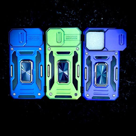 *NWT* iPhone 15 cases With Slide Camera Cover & Magnetic Kickstand Ring - Picture 1 of 5